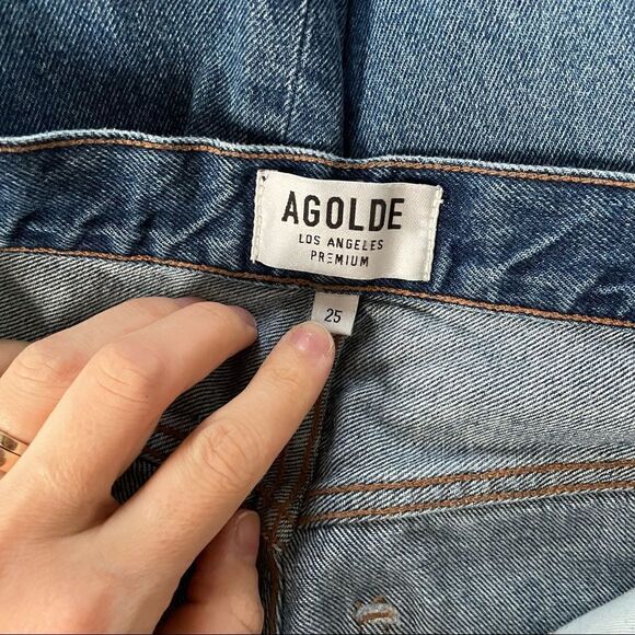 AGOLDE Jamie Straight in Lowdown sz 25 - Picture 10 of 11